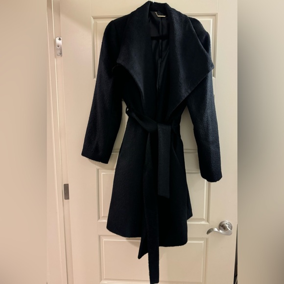 Elie Tahari Alpaca Wool Wrap Coat - Picture 3 of 9